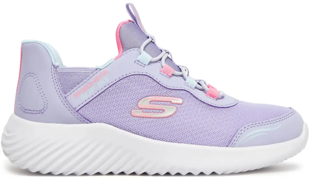 Skechers Slip-ins Bounder Meisjes Sneakers 31 - Paars - afbeelding 3 van 6