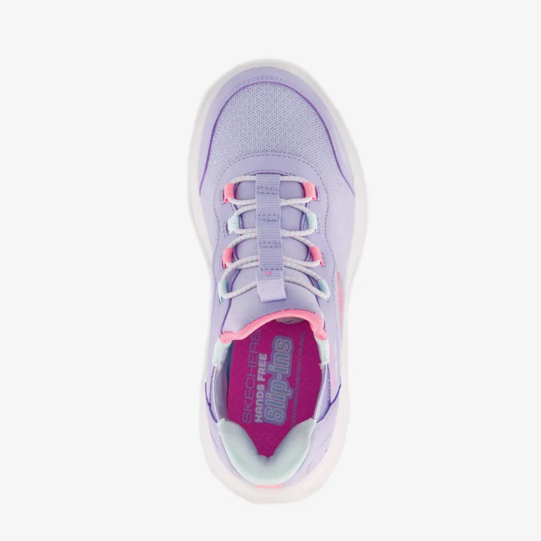 Skechers Slip-ins Bounder Meisjes Sneakers 31 - Paars - afbeelding 4 van 6