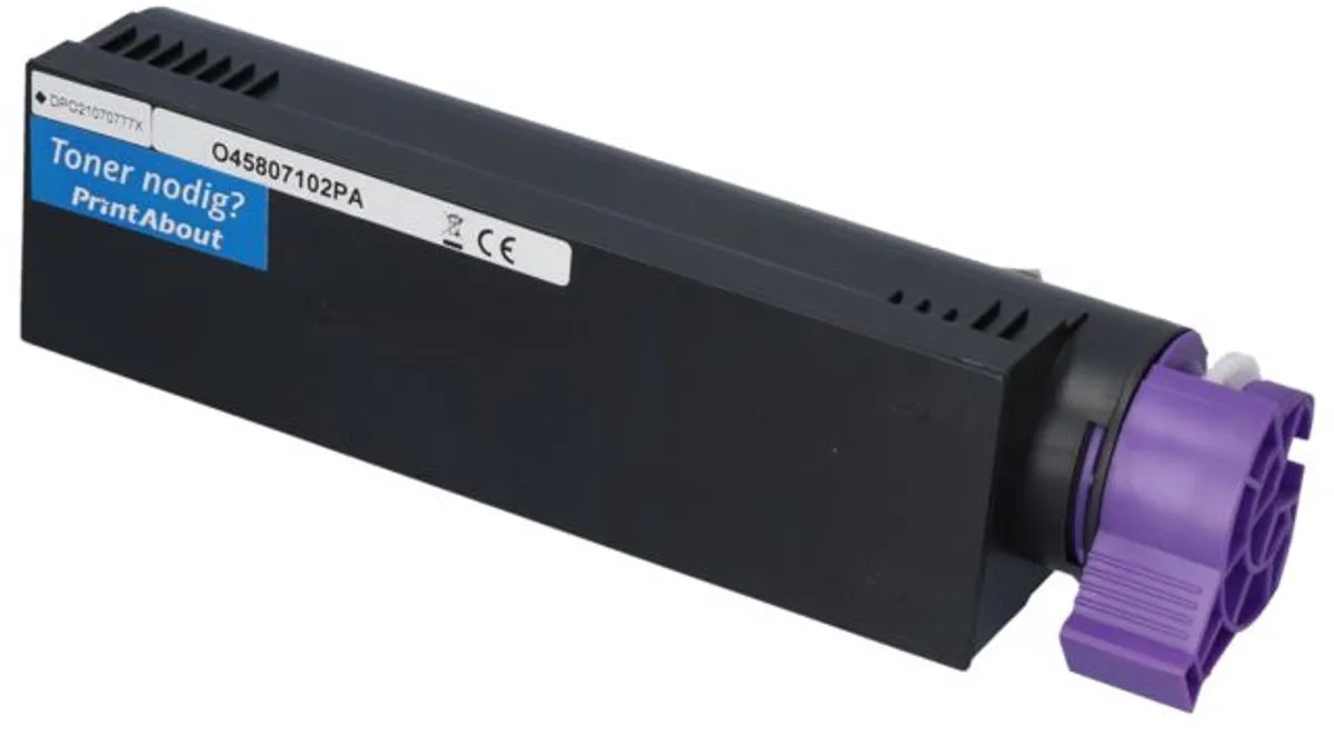 PrintAbout Huismerk OKI 45807102 Toner Zwart - 3.000 Pagina's