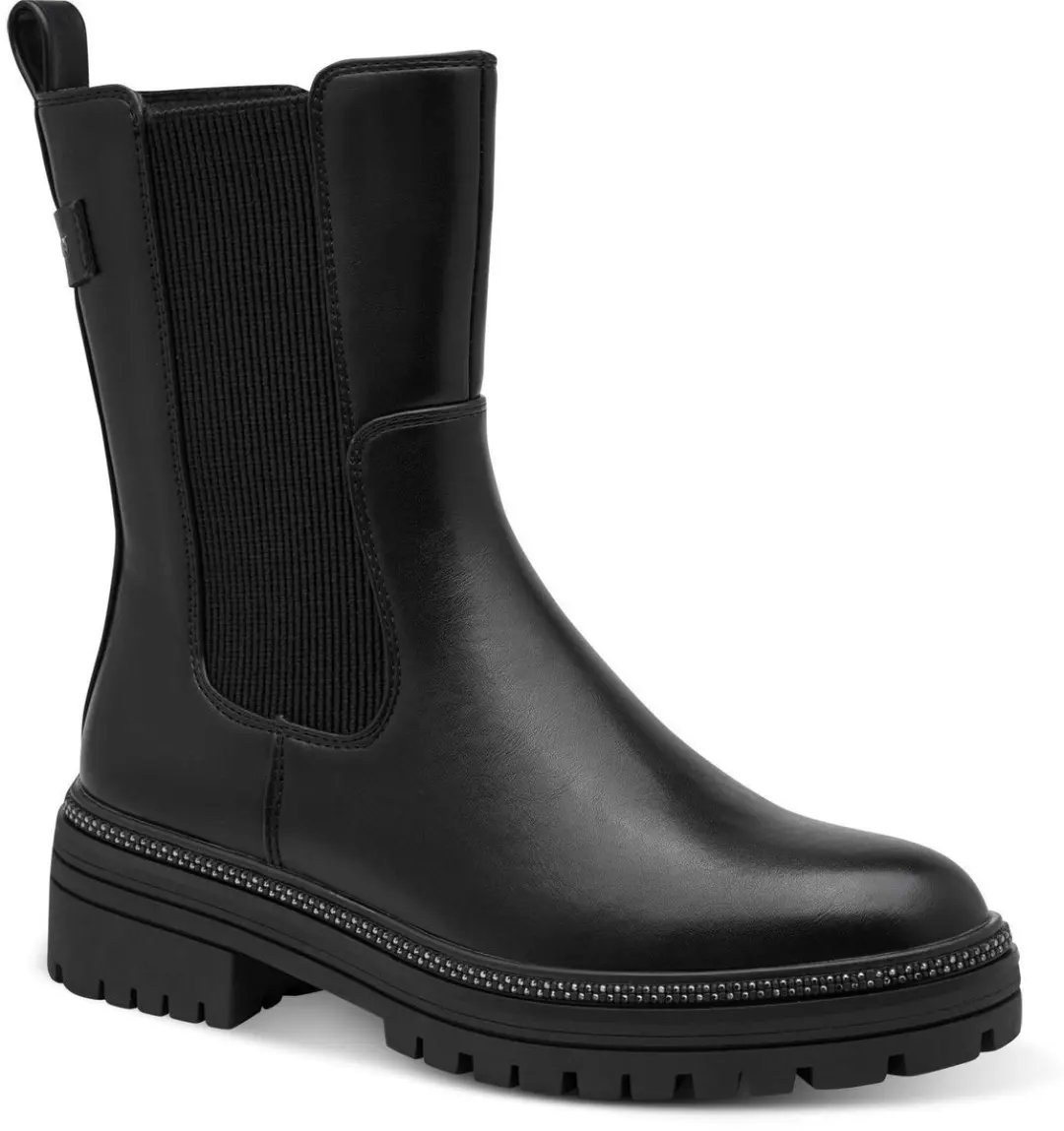 Marco Tozzi Dames Chelseaboot 2-25454-47 001 F-breedte Maat: 39 EU