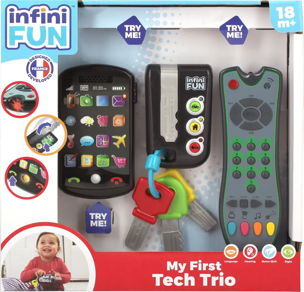 Jumbo InfiniFun Mijn Eerste Tech Trio - Multicolor