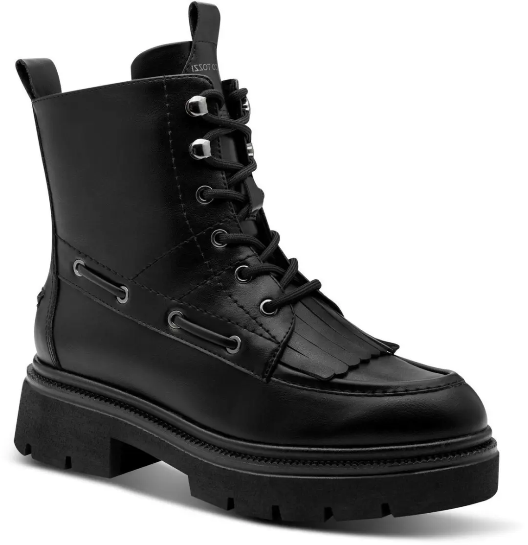 Marco Tozzi Dames Enkellaarsje 2-25208-47 001 F-breedte Maat: 37 EU