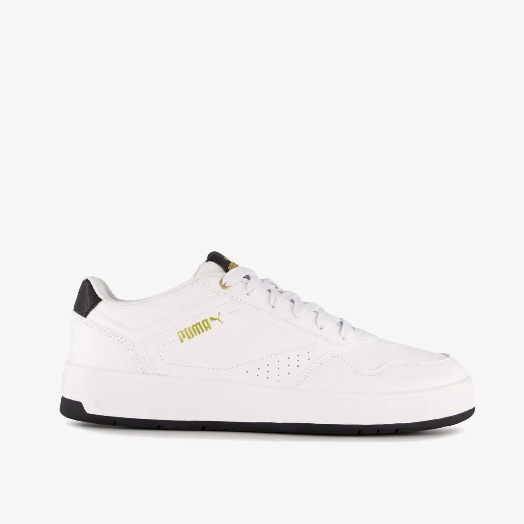 PUMA Court Classic Sneakers Heren - 41 - Wit/Zwart - afbeelding 5 van 6