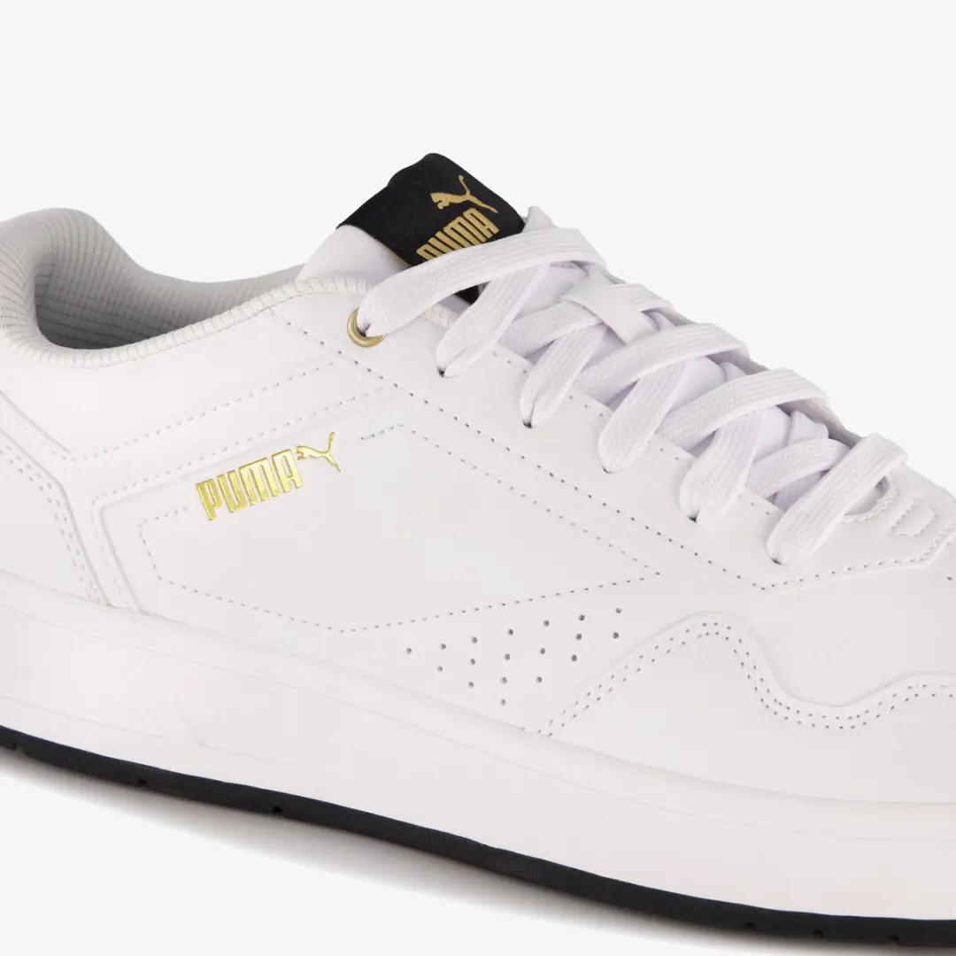 PUMA Court Classic Sneakers Heren - 41 - Wit/Zwart - afbeelding 6 van 6