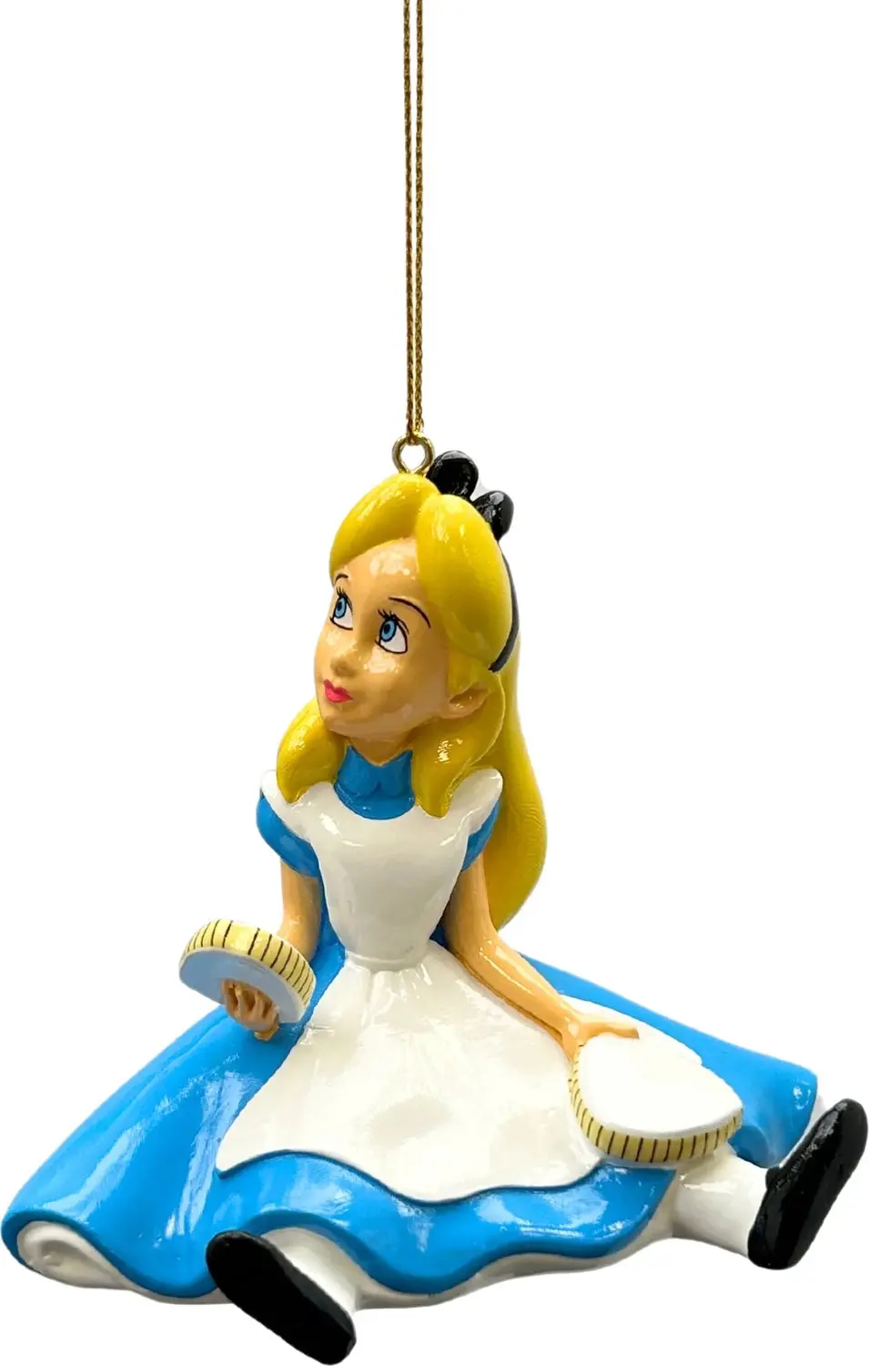 Disney Alice Zittend Resin Ornament 9cm