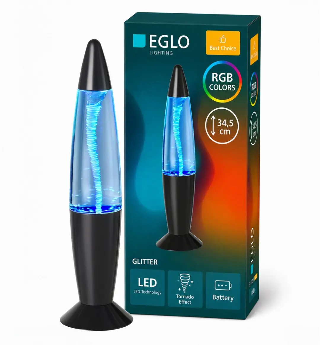 Eglo Vortex Tornado LED Tafellamp 34,5cm