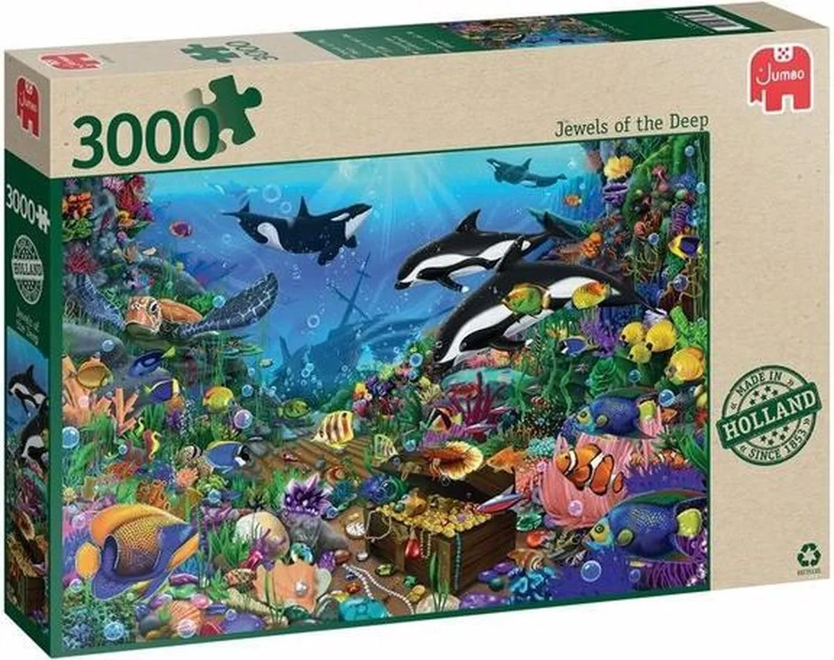 Jumbo Premium Collection Legpuzzel Jewels of the Deep 3000 Stuks