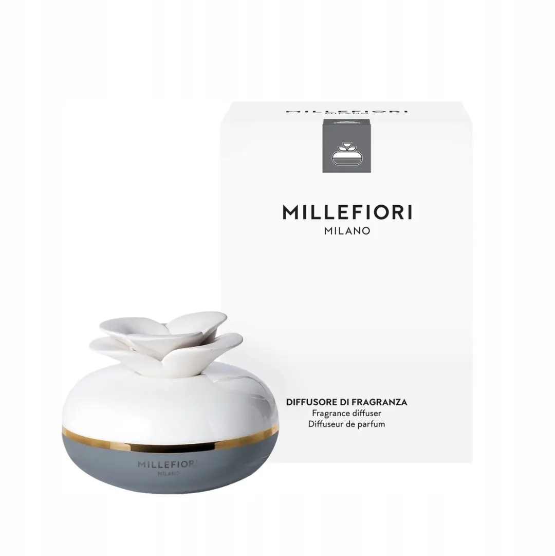 Millefiori Milano Air Design Flower Grey keramische Geur diffuser