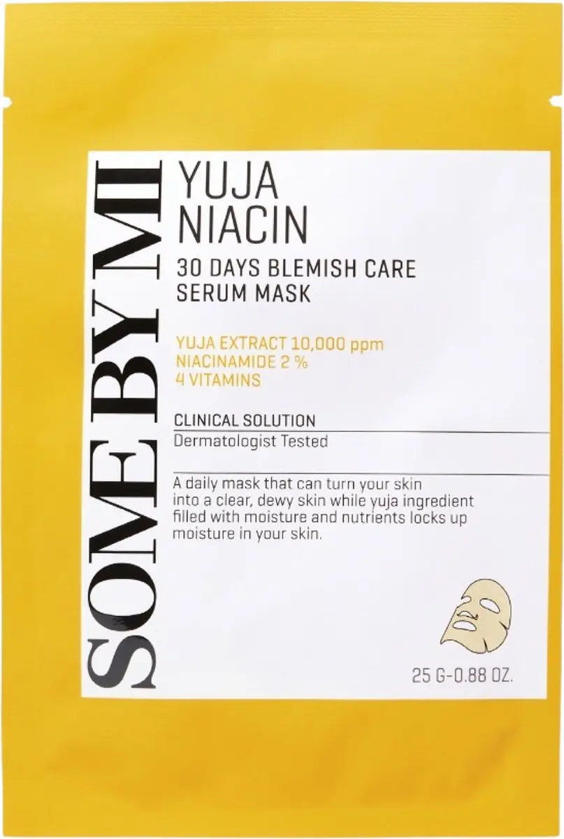 SOME BY MI Yuja Niacin Blemish Care Serum Mask 25g