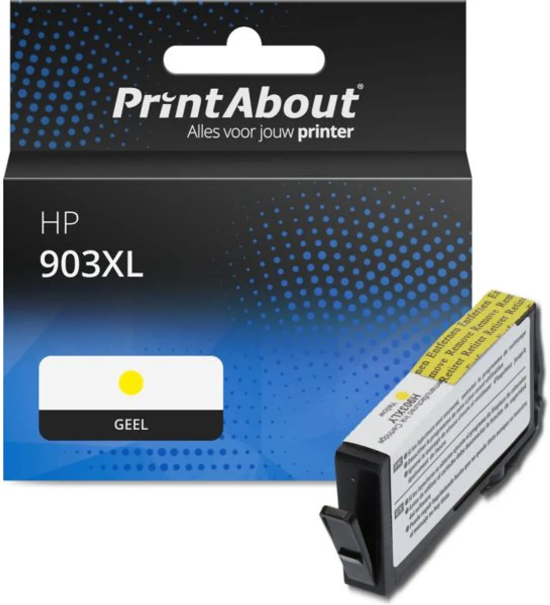 PrintAbout Inktcartridge T6M11AE Geel - 950 pagina's