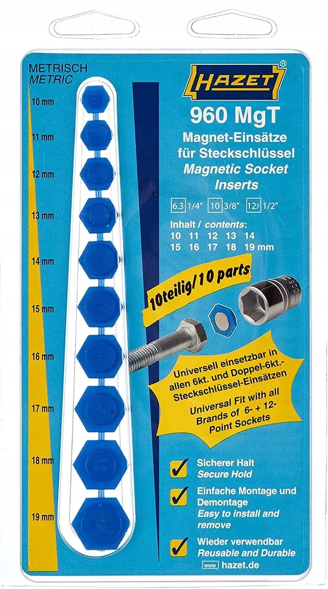 Magnetische Dopsleutel Inzetstukken 10-19mm voor Motorfietsen