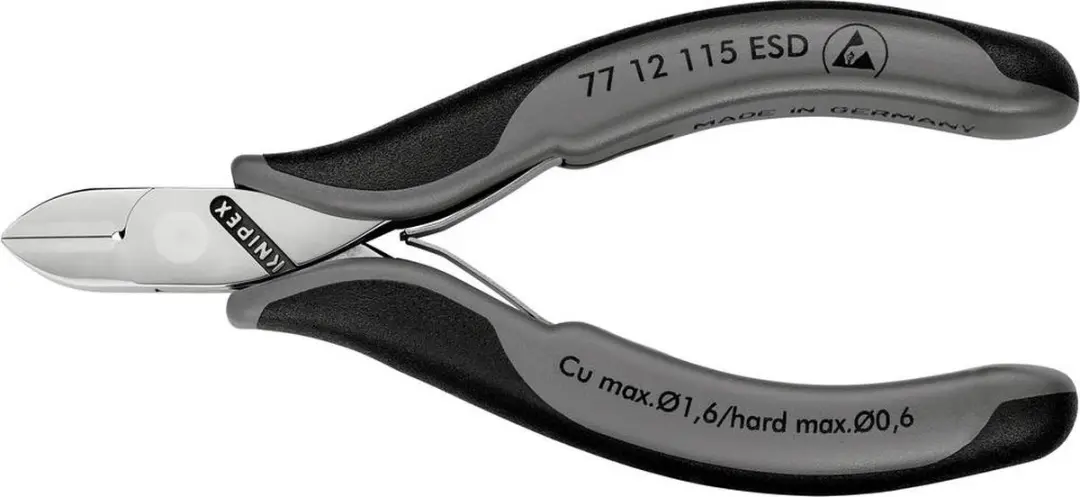 Knipex 77 12 115 ESD Zijsnijtang 115mm - ESD - afbeelding 3 van 6