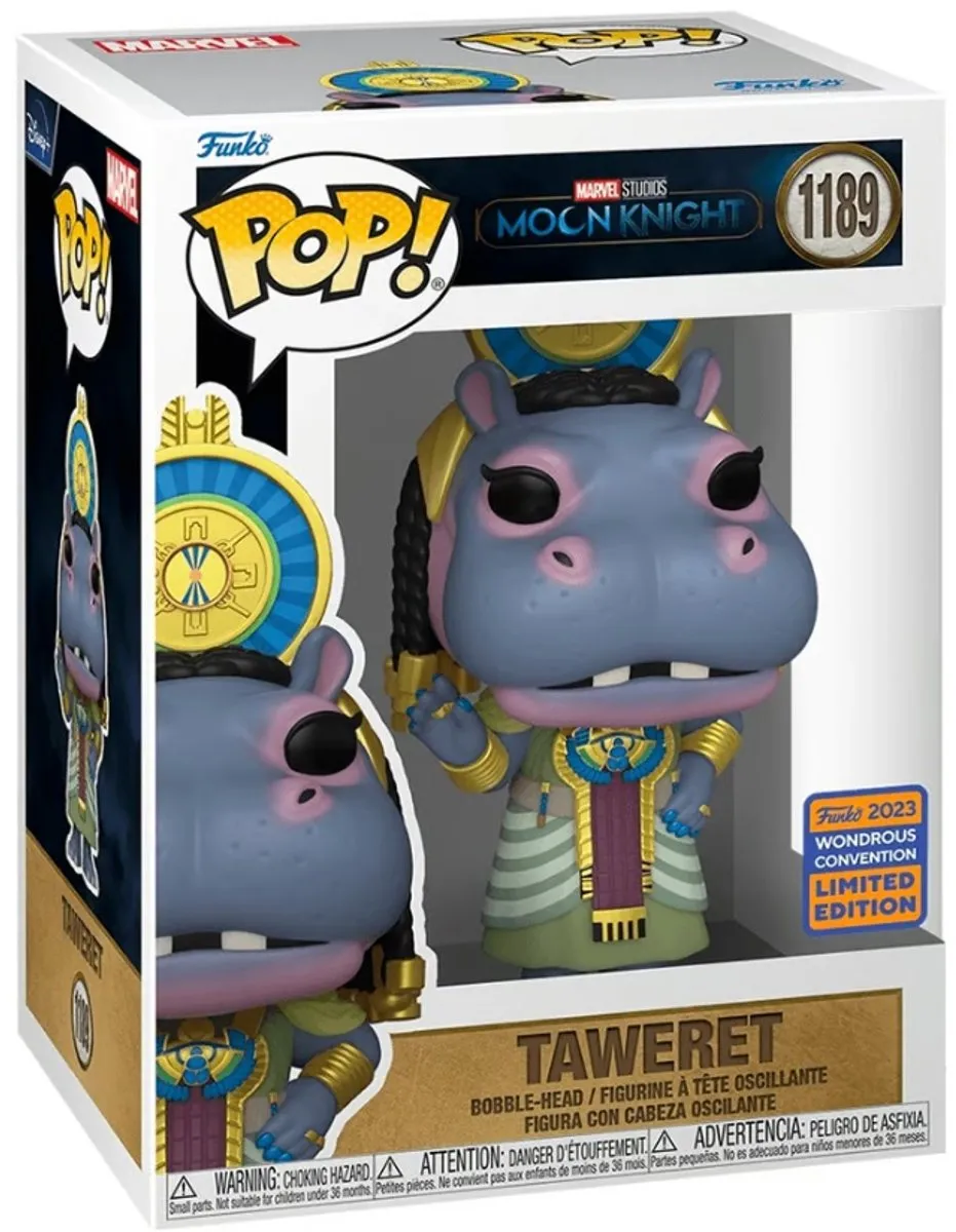 Marvel Funko Pop! Taweret - Moonknight Figuur 70274 - 9cm - Multicolor