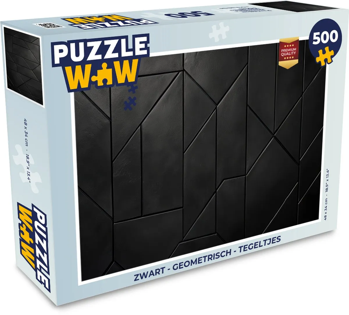PuzzleWow Geometrische Tegels Puzzel 500 Stuks