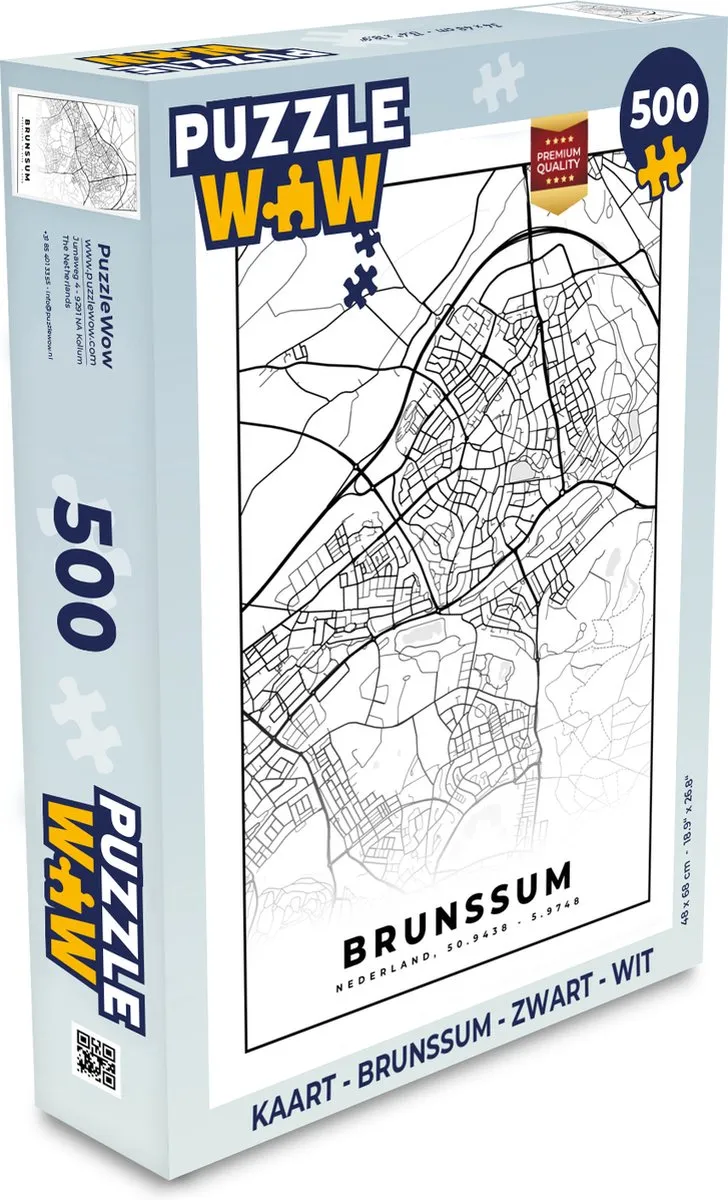 PuzzleWow Brunssum Legpuzzel 500 Stuks