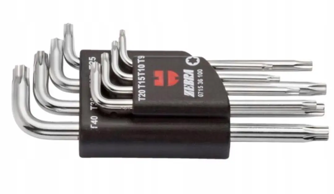 Würth Torx Inbussleutelset Kaart 8 Stuks TX8-TX40