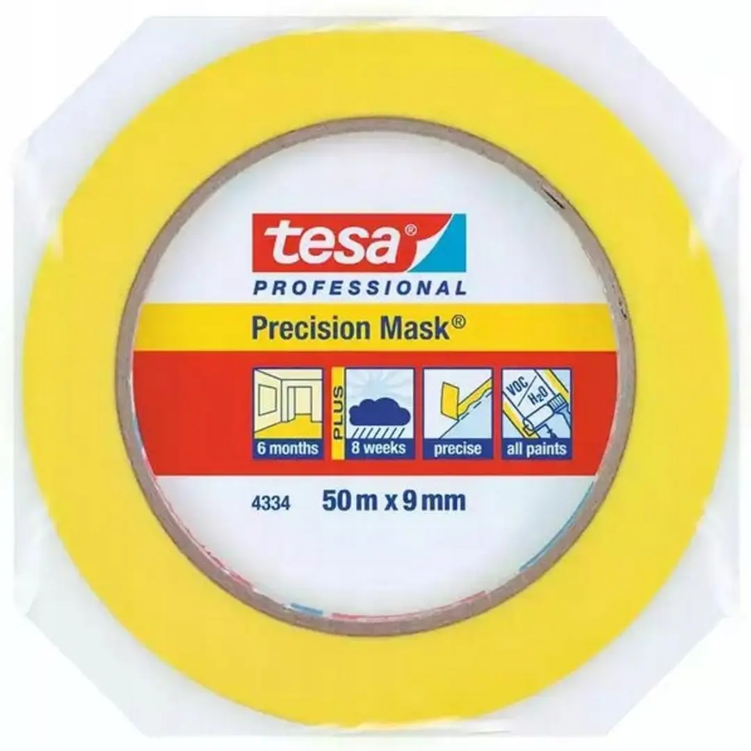 Tesa Precisie Afplaktape 9mm x 50m