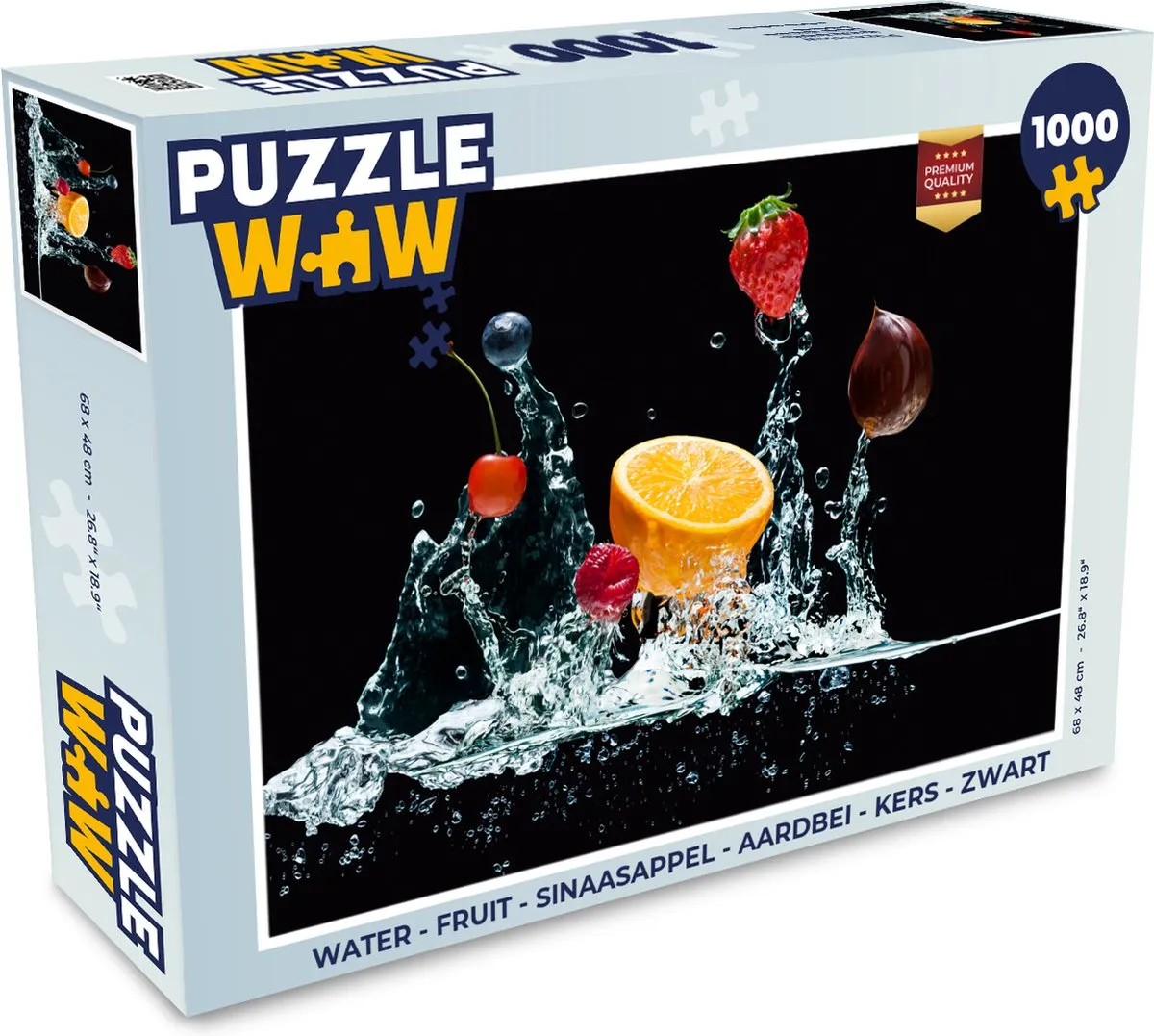 PuzzleWow Fruit Legpuzzel 1000 Stuks - Multicolor