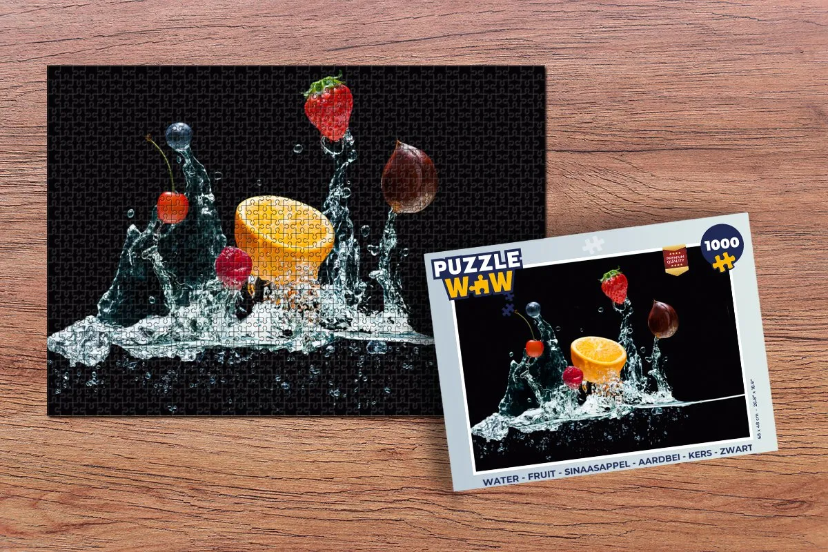 PuzzleWow Fruit Legpuzzel 1000 Stuks - Multicolor