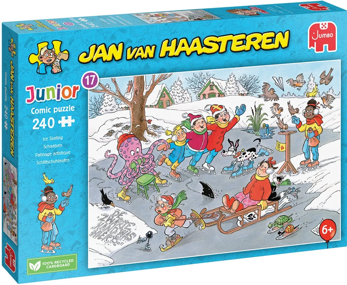 Jumbo Jan van Haasteren Junior Schaatsen - 240 Stukken - Meerkleurig
