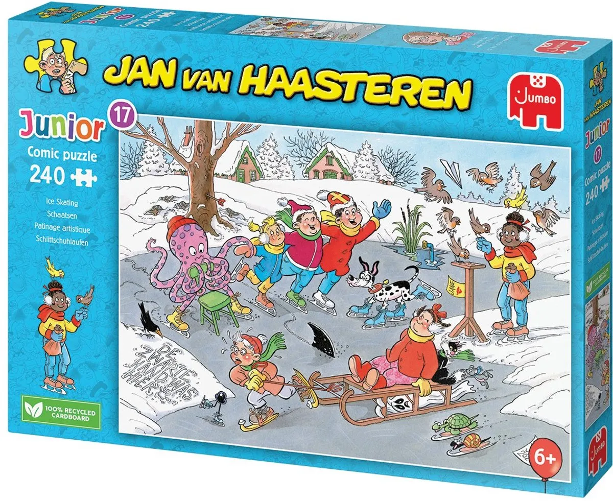 Jumbo Jan van Haasteren Junior Schaatsen - 240 Stukken - Meerkleurig