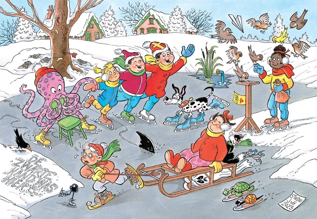 Jumbo Jan van Haasteren Junior Schaatsen - 240 Stukken - Meerkleurig