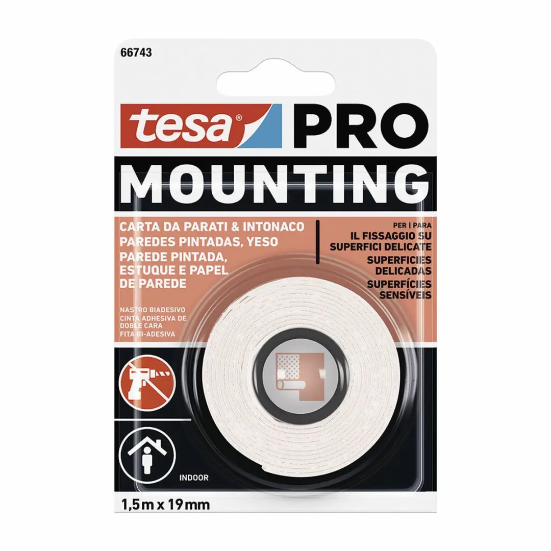 Tesa Mounting Pro Dubbelzijdig Plakband 19mm x 5m