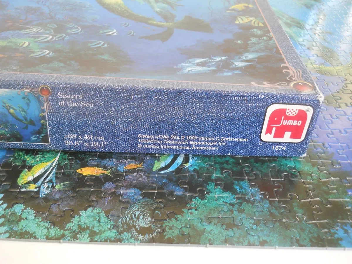 Jumbo Puzzel Sisters of the Sea 1000 Stuks - Blauw/Goud/Groen