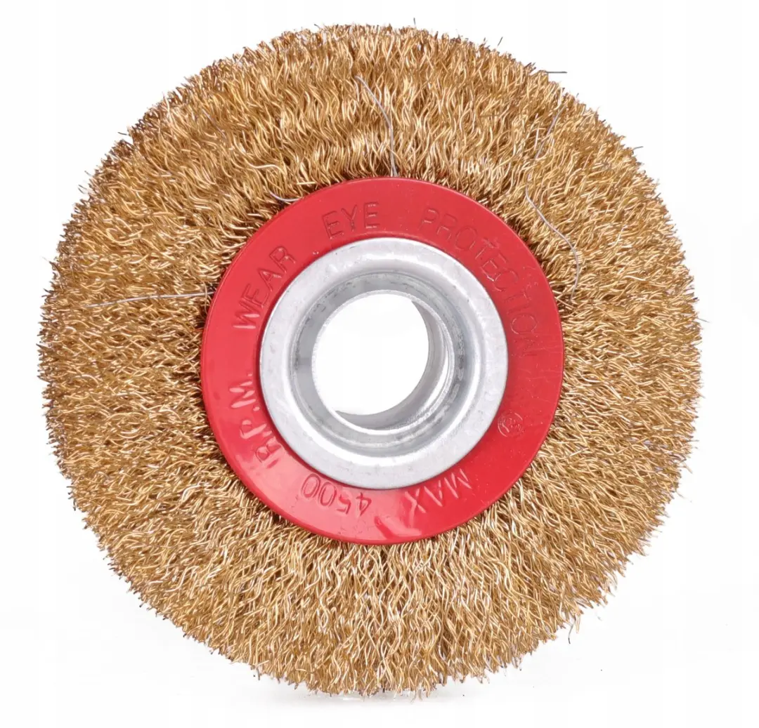 Draadvormige Schijfborstel 125mm voor Haakse Slijper (20mm)