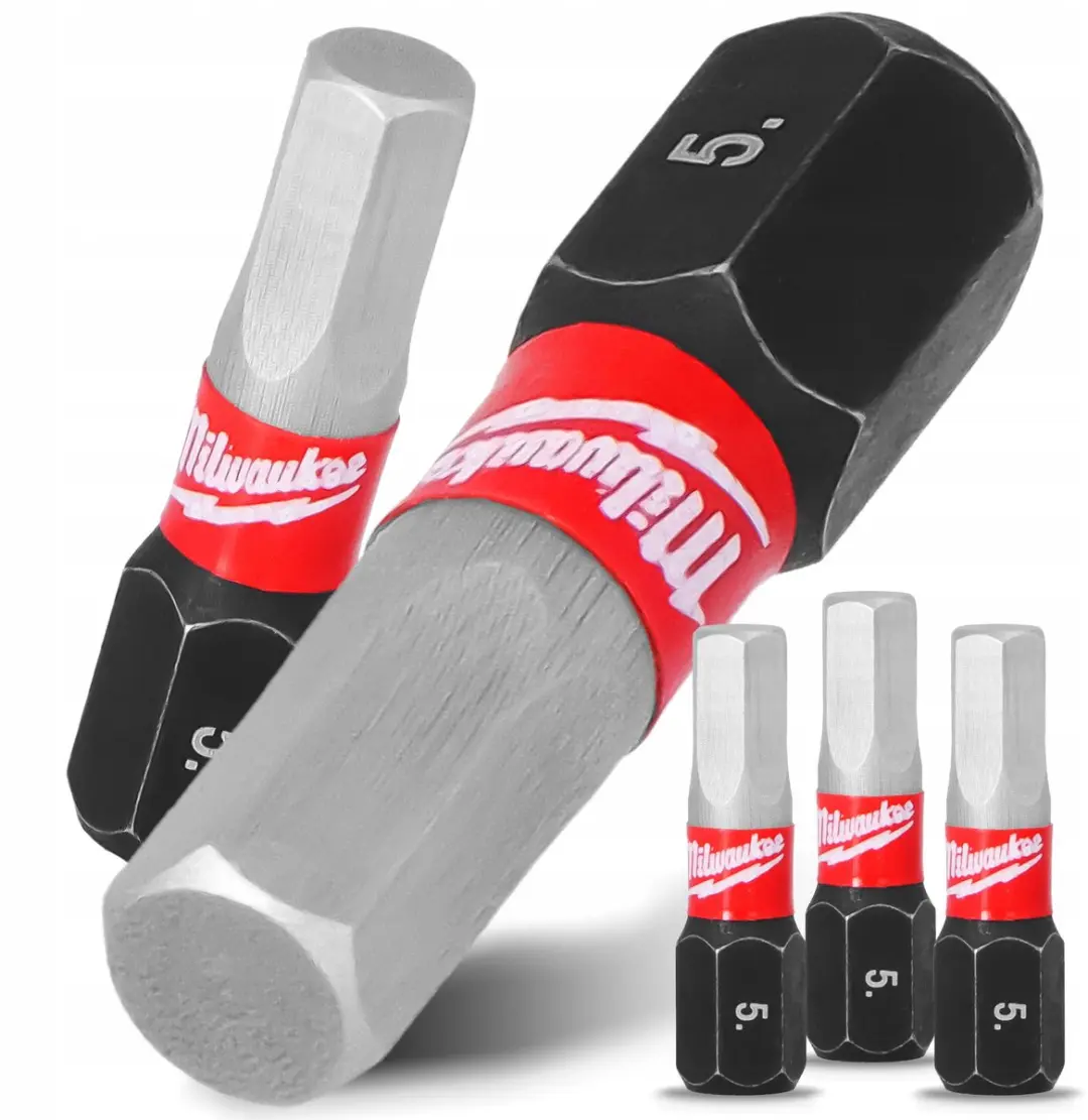 Milwaukee SHOCKWAVE IMPACT DUTY HEX5 25 mm bit 3 stuks