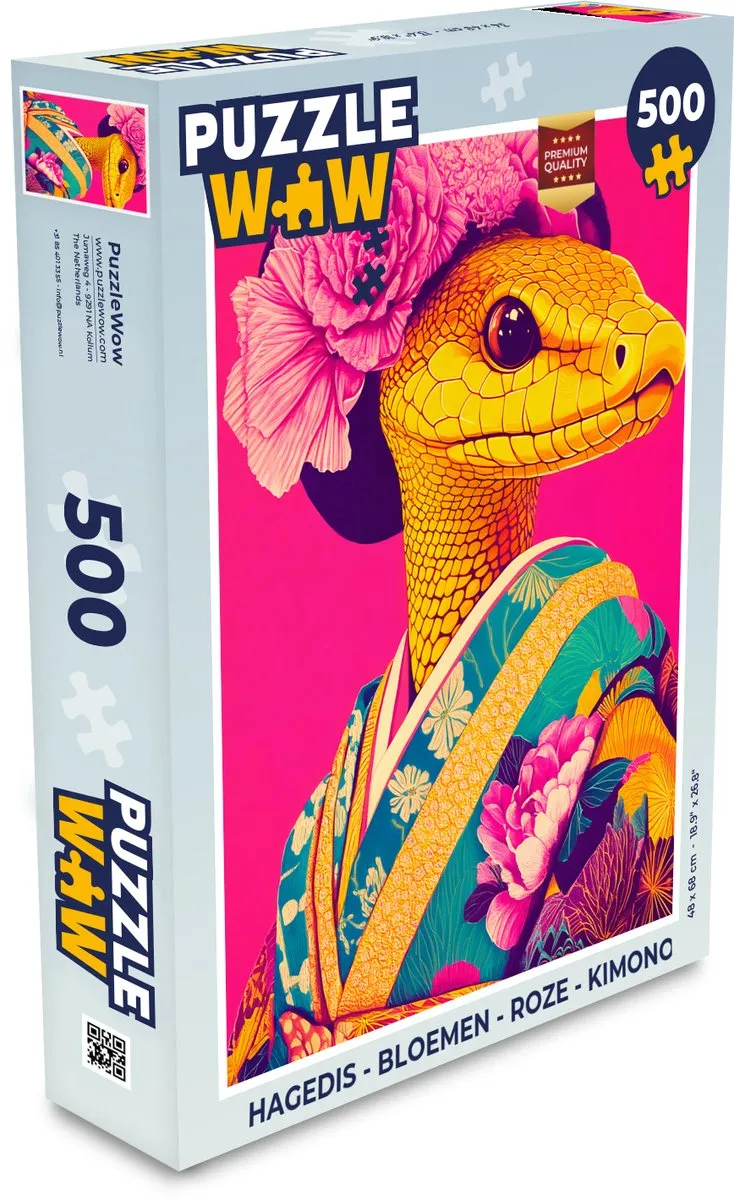 PuzzleWow Kimono Legpuzzel 500 Stuks