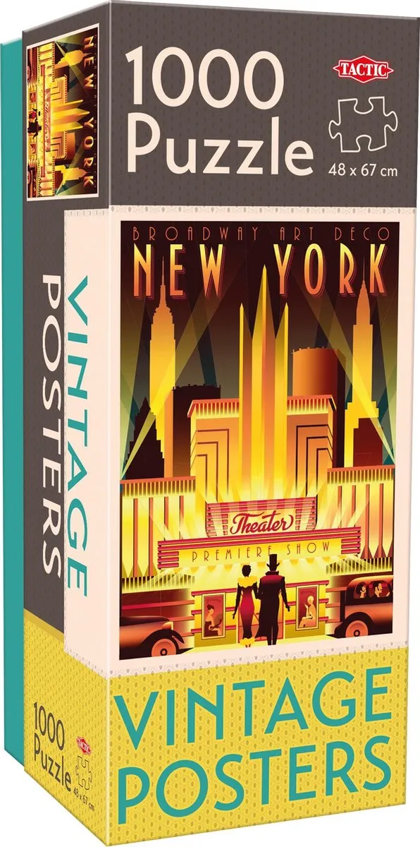 Tactic Vintage New York Puzzel 1000 Stuks