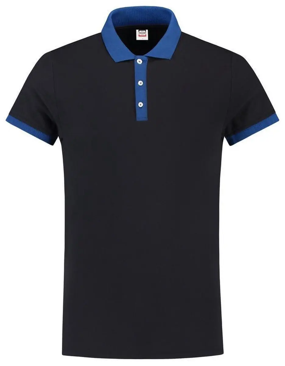 Tricorp PBF210 Polo Bi-Color - Navy - Maat L - afbeelding 6 van 6