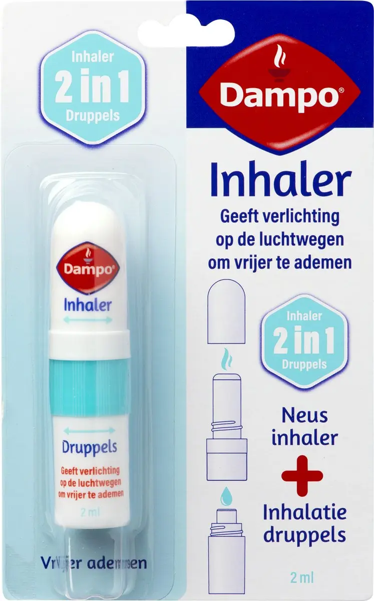 Dampo 2-in-1 Neusinhaler Inhalatiedruppels 2ml