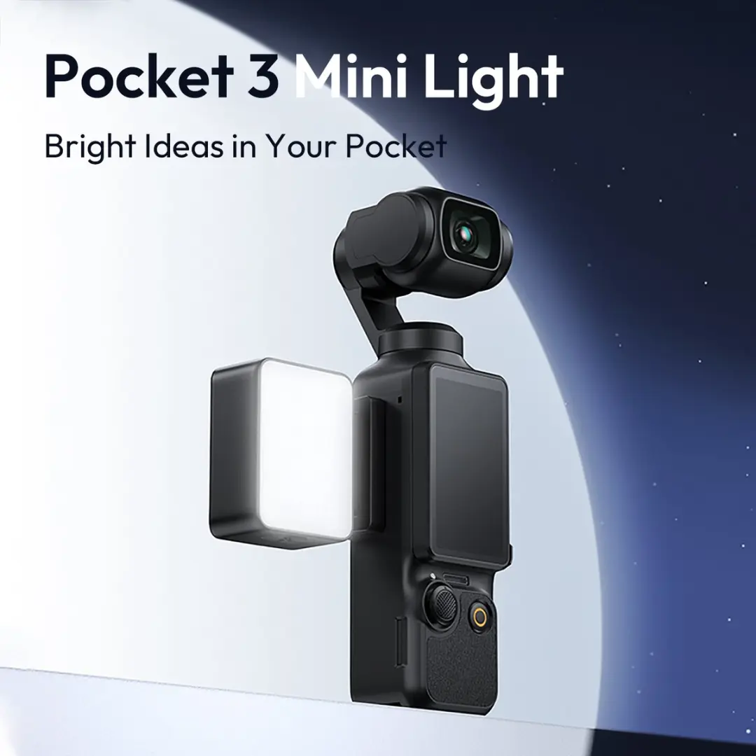 Ulanzi LM001 Mini Videolamp - Magnetisch - 2700K-6500K - Zwart - afbeelding 5 van 6