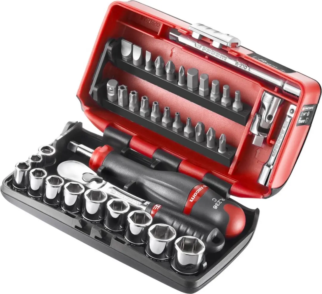 FACOM RL.NANO-U1 Dopsleutelset 1/4"