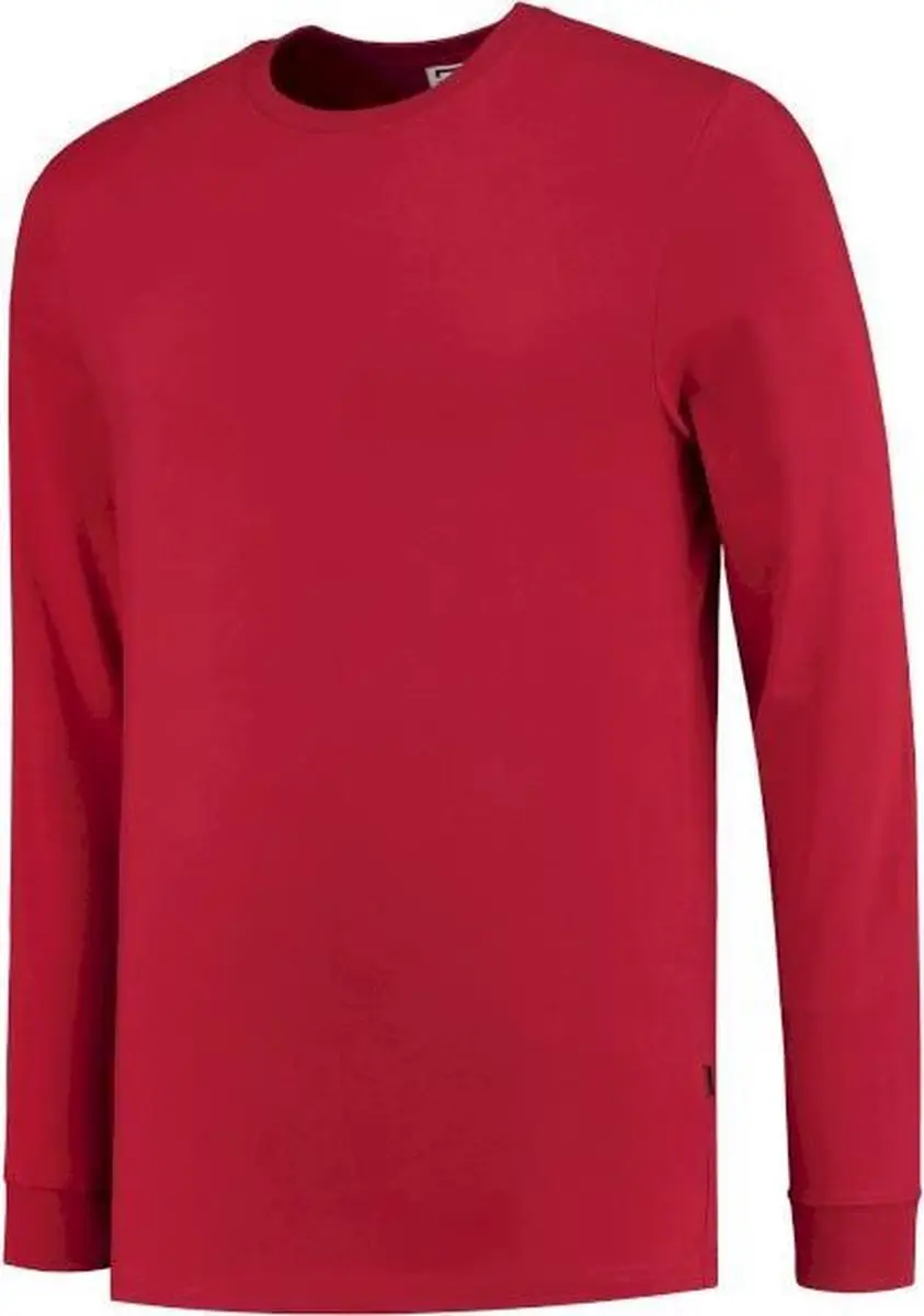 Tricorp 101015 T-Shirt Lange Mouw 3XL - Rood - afbeelding 4 van 4