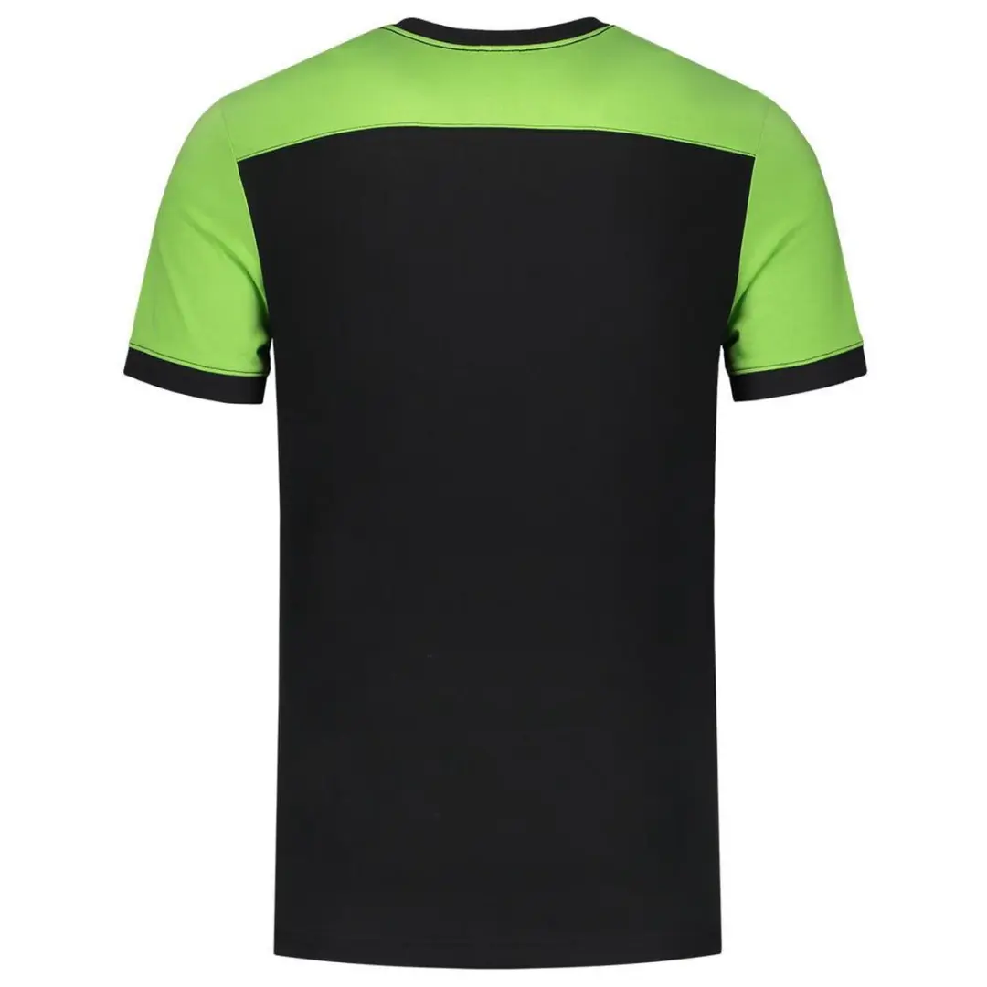 Tricorp T-shirt Bicolor 102006 - Zwart/Lime - Maat XL - afbeelding 6 van 6