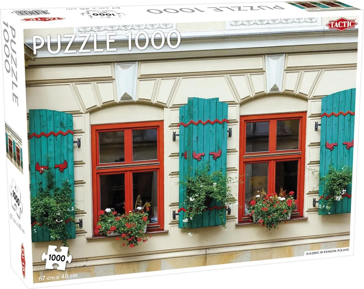 Tactic Building in Krakow Poland Puzzel 1000 Stuks
