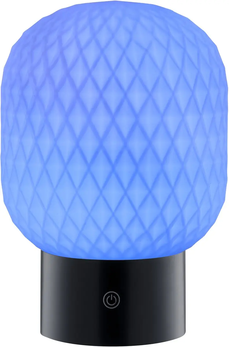BRILLIANT Sarastro tafellamp, oplaadbaar, 20 cm, 280 lm, 2700 K, RGB, dimbaar, d