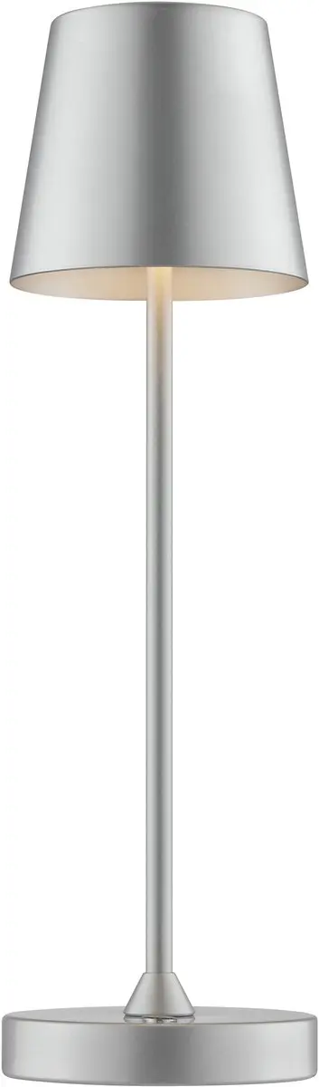 BRILLIANT Elora LED-tafellamp, oplaadbaar, 37 cm, 220 lm, 2700K, dimbaar, draadl