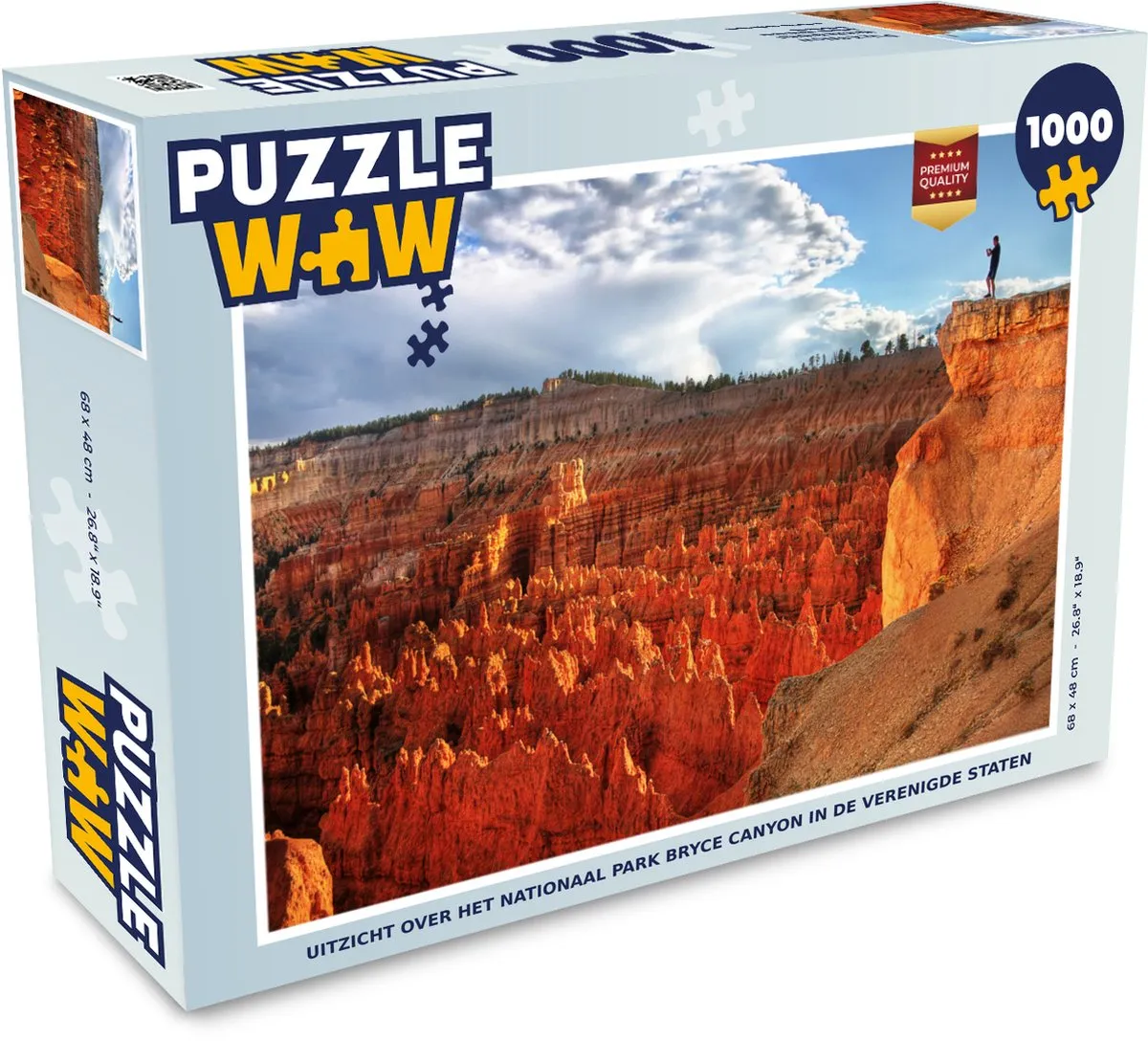 PuzzleWow Bryce Canyon Legpuzzel 1000 Stuks