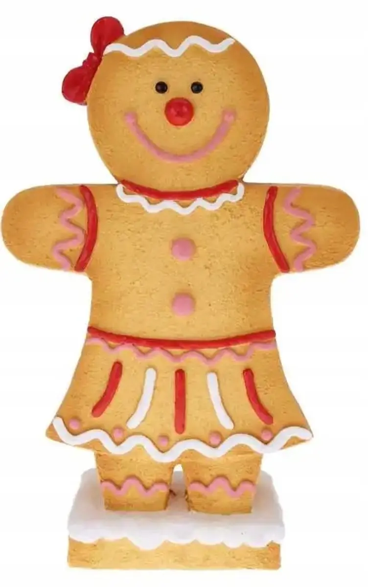 Kerstfiguur Peperkoek Jongen/Meisje 55 cm
