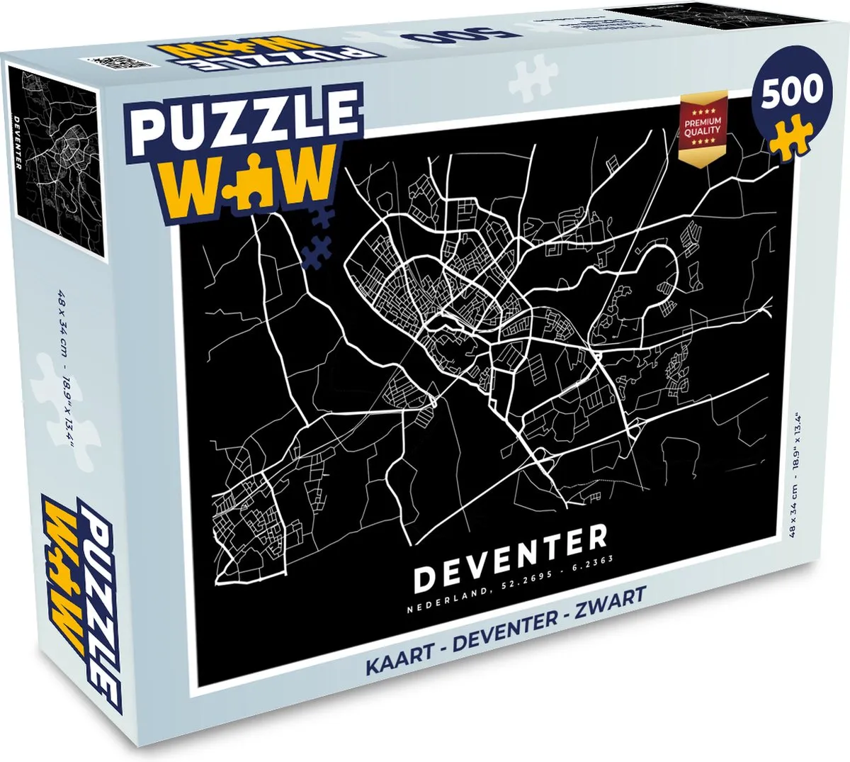 PuzzleWow Deventer Legpuzzel 500 Stuks