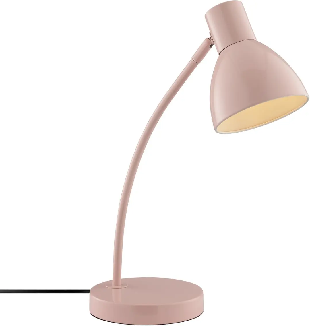 BRILLIANT Jerry tafellamp, bureaulamp, E14, 43 cm, metaal, roze, max. 20 W, gesc