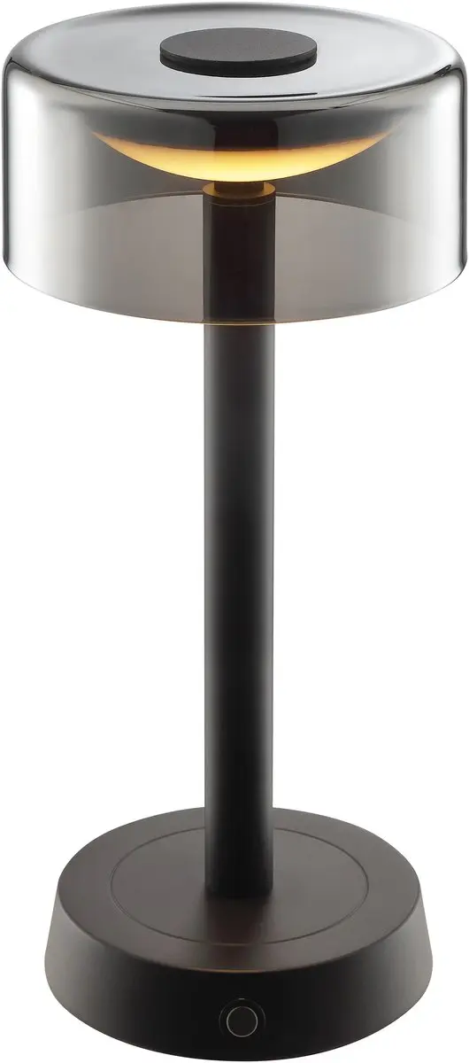 BRILLIANT Razor LED-tafellamp, oplaadbaar, 26 cm, 260 lm, 2700 K, draadloos opla