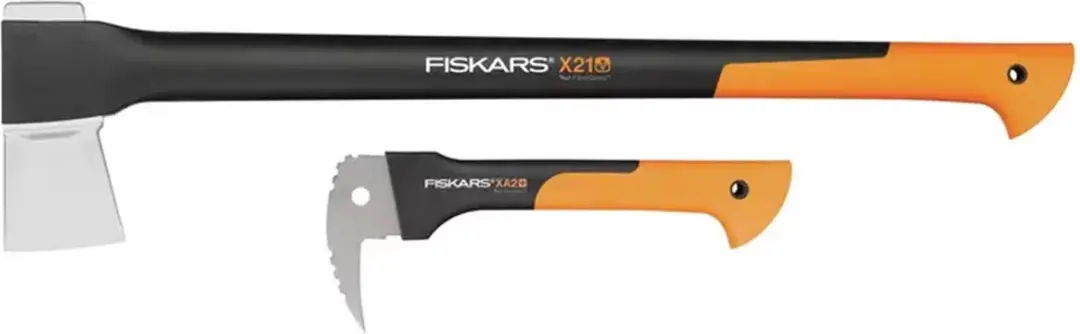 Fiskars X21 Bijl Met XA2 Pikhaak Set