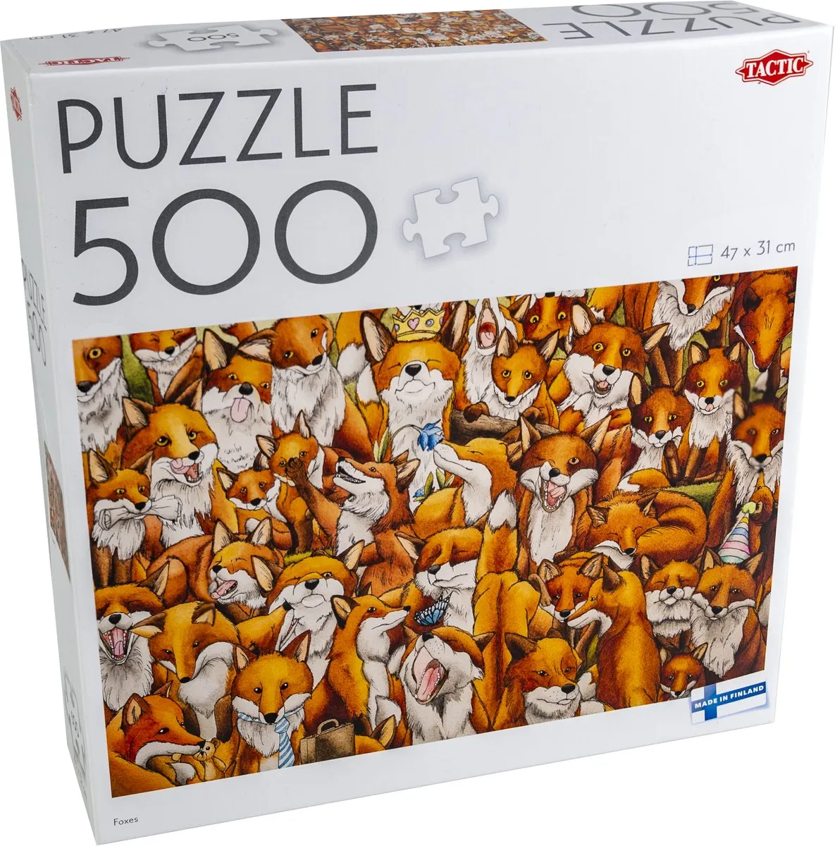 Tactic Puzzle Lovers Foxes 500 Stuks - Meerkleurig