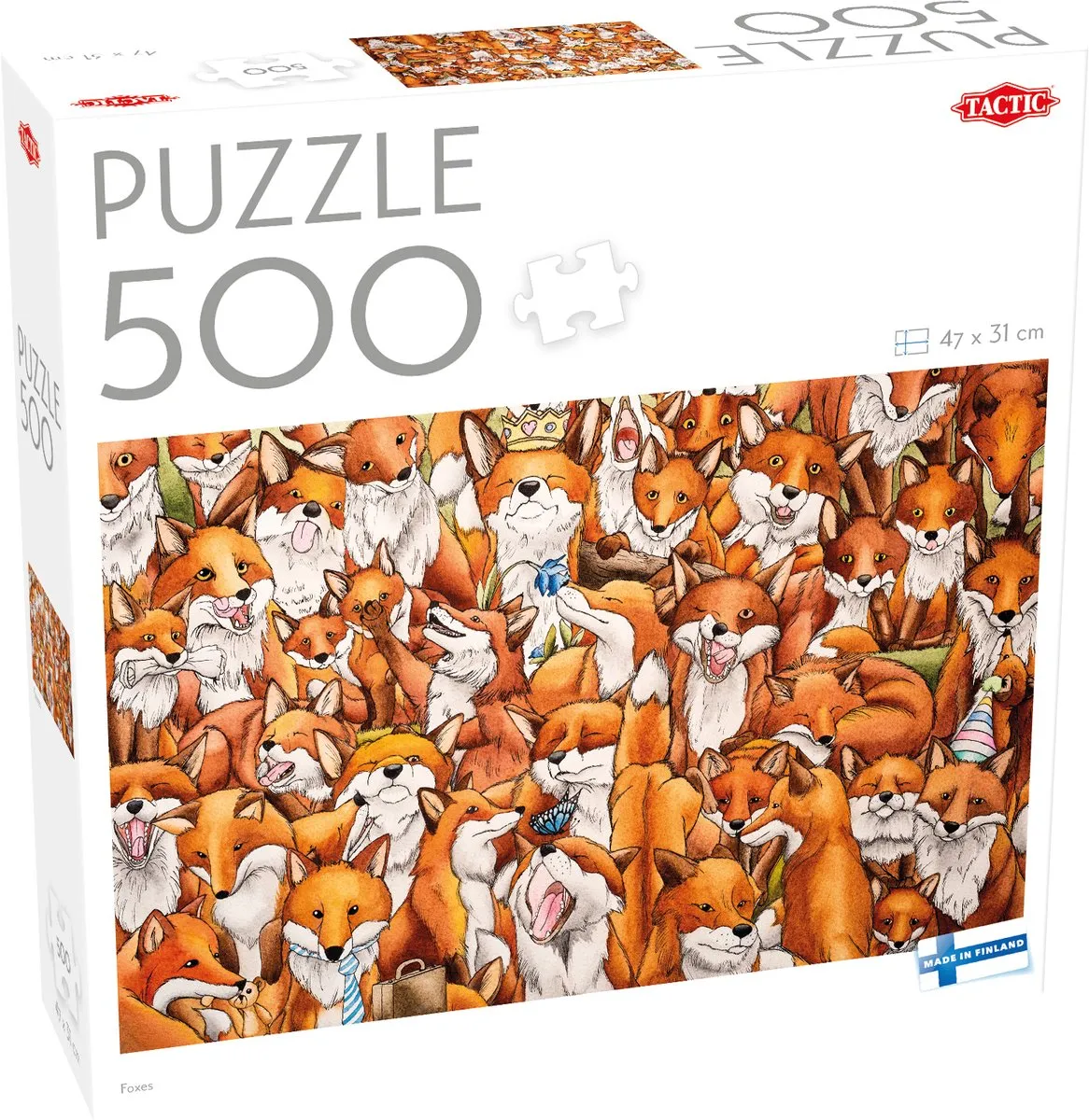 Tactic Puzzle Lovers Foxes 500 Stuks