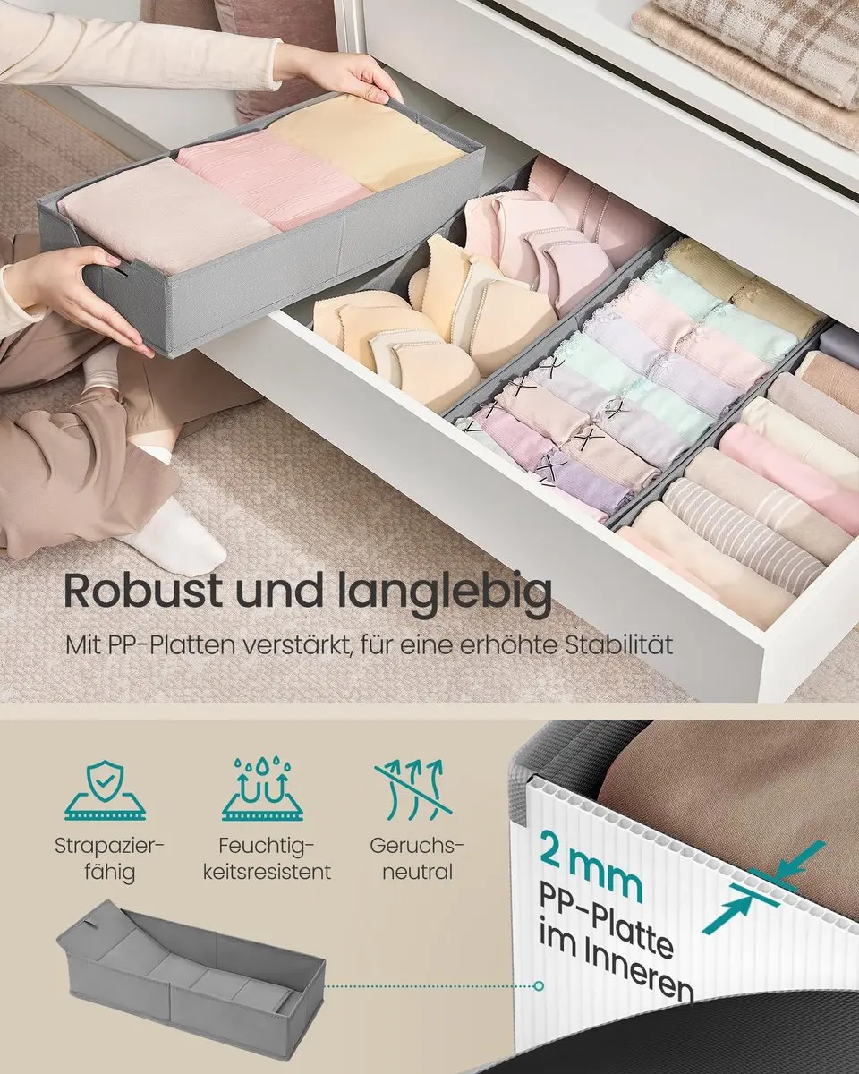 Songmics Ondergoedorganizer Set van 4 RUS013G01
